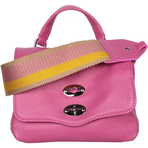 Leather Top Handle Shoulder Bag , female, Sizes: ONE SIZE - Zanellato - Modalova