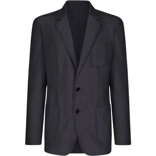 Denim Blazer Jacket Slim Fit , male, Sizes: L, 2XL, M, XL - Dolce & Gabbana - Modalova