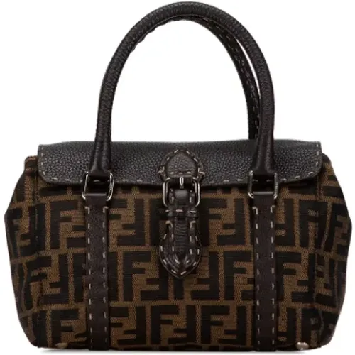 Pre-owned Canvas handbags , female, Sizes: ONE SIZE - Fendi Vintage - Modalova