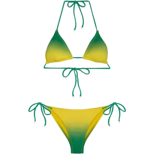 Bikini Triangolo E Slip Regolabile Visionary Dose , Damen, Größe: S - F**k - Modalova