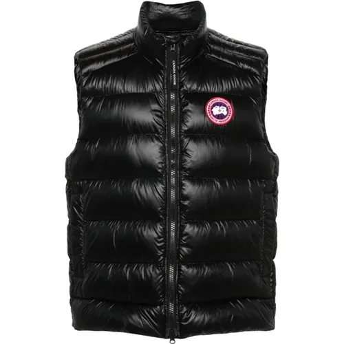 Schwarze Crofton Ripstop Daunenweste - Canada Goose - Modalova