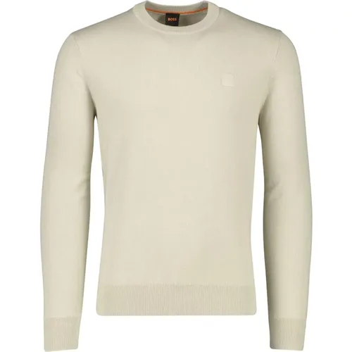 Round Neck Sweater , male, Sizes: 2XL, 3XL - Hugo Boss - Modalova