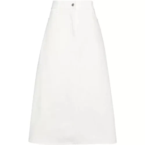 A-Line Denim Skirt , female, Sizes: M, L - Studio Nicholson - Modalova