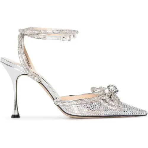 Silver Heeled Machmach , female, Sizes: 8 UK, 6 UK, 5 1/2 UK, 6 1/2 UK, 7 UK - Mach & Mach - Modalova