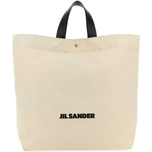 Canvas Einkaufstasche Jil Sander - Jil Sander - Modalova