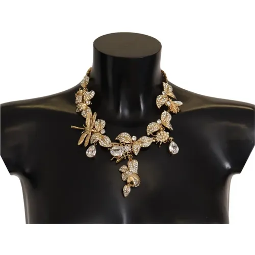 Statement Halskette mit Sicily Floral Bug Beetle Motiv - Dolce & Gabbana - Modalova