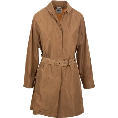 Stylish Belted Coats , female, Sizes: M - Aspesi - Modalova