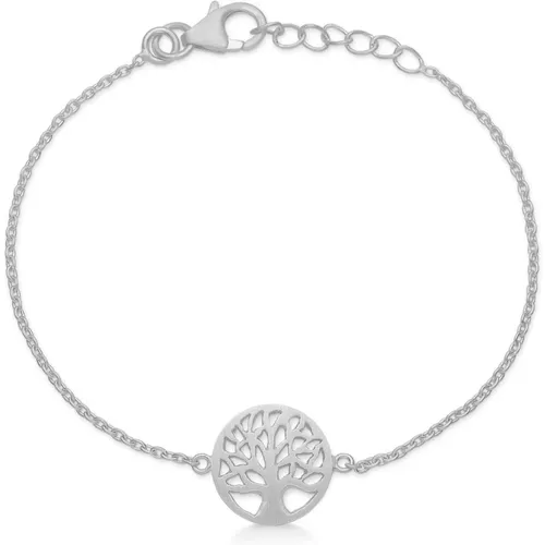 Silbernes Armband mit Baum des Lebens , Damen, Größe: ONE Size - Frk. Lisberg - Modalova