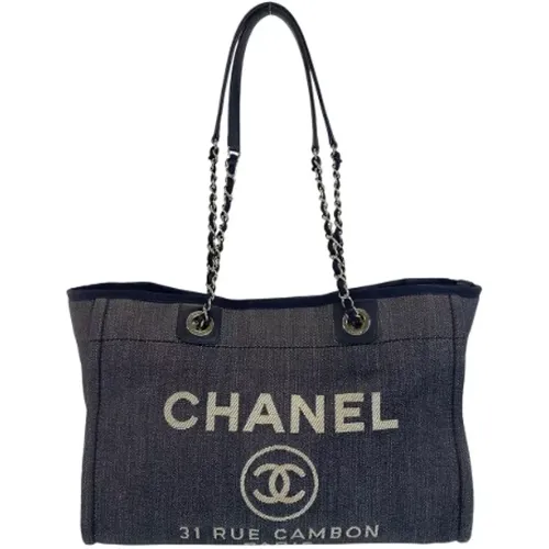 Pre-owned Canvas chanel-bags , female, Sizes: ONE SIZE - Chanel Vintage - Modalova