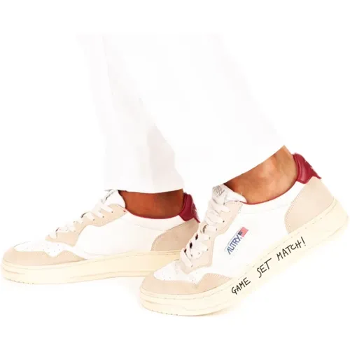 Vintage-inspirierte weiße flache Schuhe - Autry - Modalova