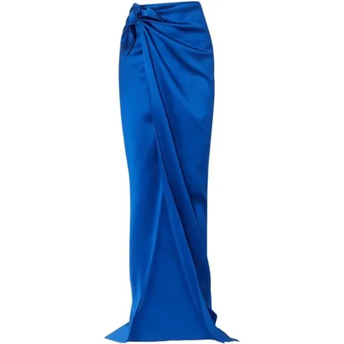 High-waisted wrap skirt , female, Sizes: S - Balenciaga - Modalova