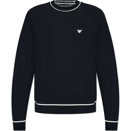 Pullover mit Logo , Herren, Größe: 2XL - Emporio Armani - Modalova