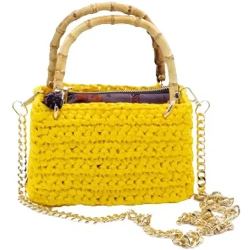 Womens Bags Handbag Giallo Ss23 , female, Sizes: ONE SIZE - Chica London - Modalova