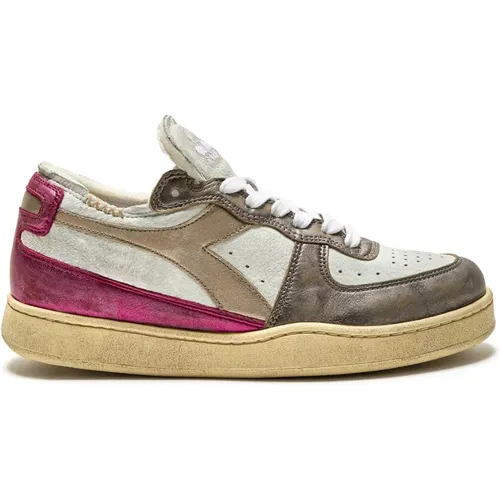 Premium Pigskin Sneakers , female, Sizes: 4 UK, 5 UK, 3 UK - Diadora - Modalova