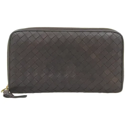 Pre-owned Leather wallets , female, Sizes: ONE SIZE - Bottega Veneta Vintage - Modalova