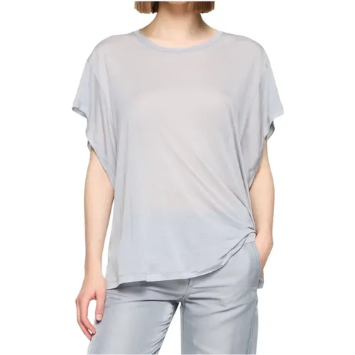 Grey Top for Women , female, Sizes: M, XS, S - Dondup - Modalova