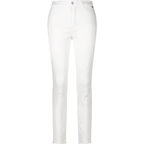 Sommerliche Slim-Fit Hose mit Fransensaum - Marc Cain - Modalova