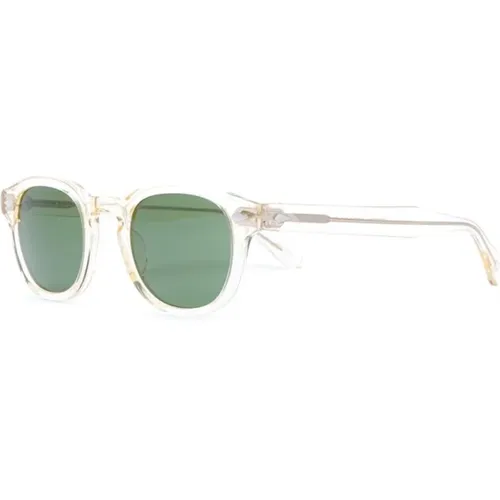 Grüne Lemtosh SUN Flesh Sonnenbrille , unisex, Größe: 49 MM - Moscot - Modalova