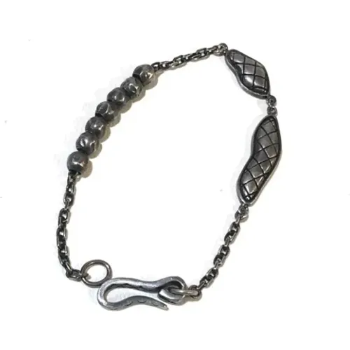 Pre-owned Silver bracelets , male, Sizes: ONE SIZE - Bottega Veneta Vintage - Modalova