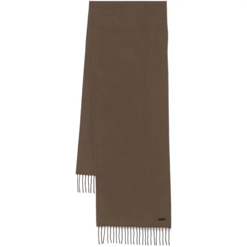 Luxury Wool Scarf Made in Italy , male, Sizes: ONE SIZE - Hugo Boss - Modalova