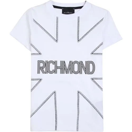 Logo Front Rundhals T-shirt - John Richmond - Modalova