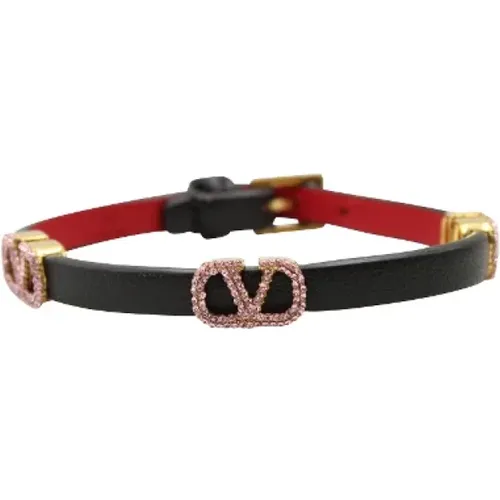 Pre-owned Leather bracelets , female, Sizes: ONE SIZE - Valentino Vintage - Modalova