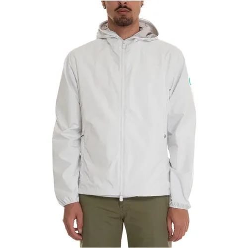Zayn Windproof Jacket with Hood , male, Sizes: XL, 2XL, M, L - Save The Duck - Modalova