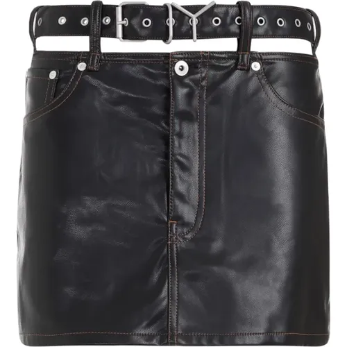 Leather Skirts , Damen, Größe: 2XS - Y/Project - Modalova