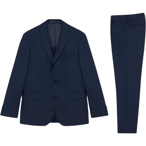 Marineblauer Anzug aus reiner Wolle,Schwarzer Anzug aus Jungfrau-Wolle - Brooks Brothers - Modalova