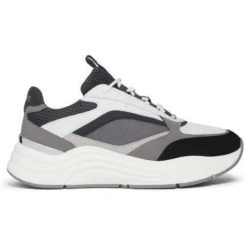 Weiße Graue Cyrus 2.0 Sneakers , Herren, Größe: 43 EU - Mallet London - Modalova