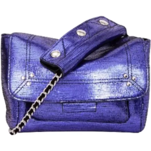 Leather Handbag with Zipper Pocket , female, Sizes: ONE SIZE - Jérôme Dreyfuss - Modalova