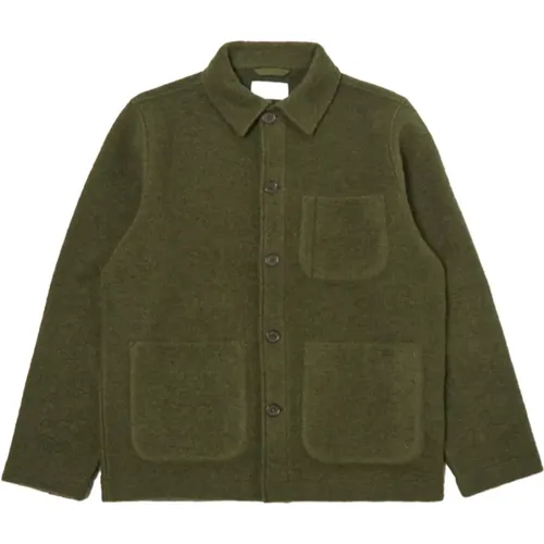 Olive Field Jacket - Classic Style , male, Sizes: M, L, 2XL - Universal Works - Modalova