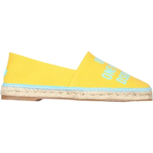 Eco Canvas Espadrille Shoes , male, Sizes: 6 UK - Dsquared2 - Modalova