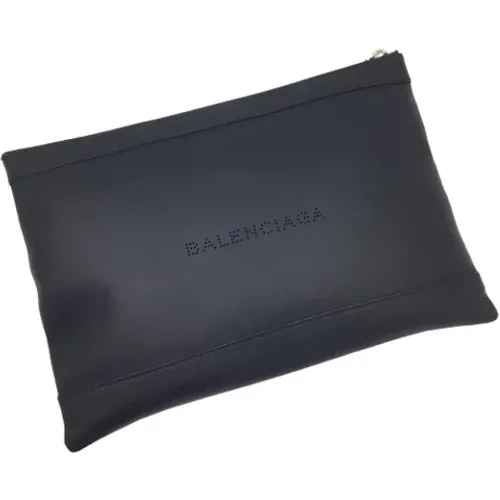 Pre-owned Leather clutches , female, Sizes: ONE SIZE - Balenciaga Vintage - Modalova