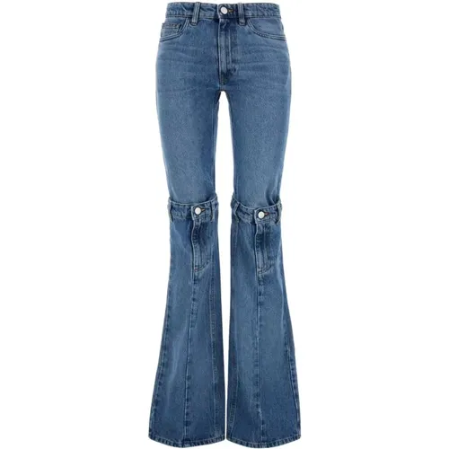 Klassische Denim Jeans , Damen, Größe: S - Coperni - Modalova