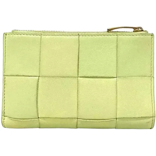 Pre-owned Leather wallets , female, Sizes: ONE SIZE - Bottega Veneta Vintage - Modalova