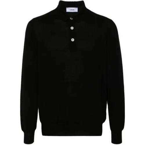 Schwarzes Woll-Poloshirt Lardini - Lardini - Modalova