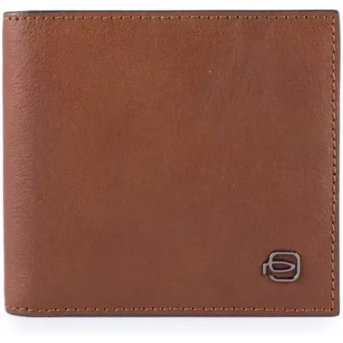 Leather Wallet with Dollar Clip , male, Sizes: ONE SIZE - Piquadro - Modalova