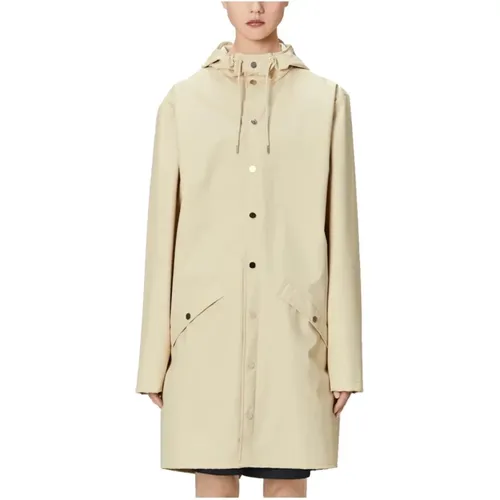 Contemporary Long Rain Jacket , female, Sizes: M - Rains - Modalova