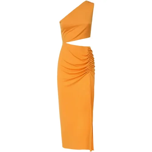 Amber Riri Long Dress with Draping , female, Sizes: 2XS, S, M - Andamane - Modalova