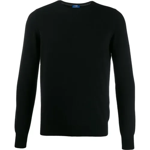 Cashmere Sweater Long Sleeve , male, Sizes: M - Barba - Modalova