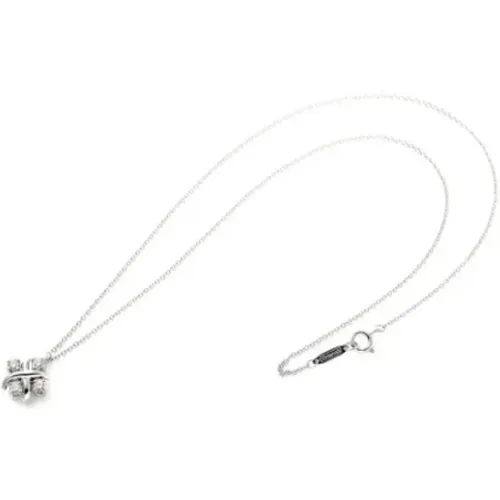 Pre-owned Platinum necklaces , female, Sizes: ONE SIZE - Tiffany & Co. Pre-owned - Modalova