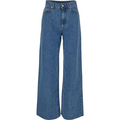 Maya Java Baumwoll Jeans , Damen, Größe: L - Blazé Milano - Modalova