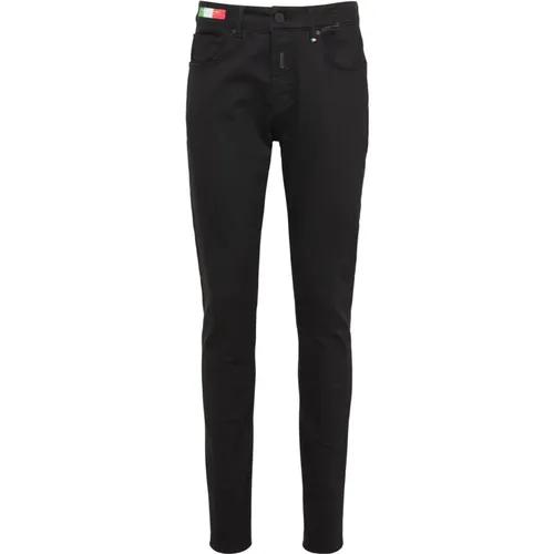 Unique Twillstoff Cazzato Flat Jeans , male, Sizes: W34, W29, W33, W32, W36 - carlo colucci - Modalova