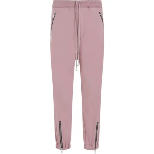 Purple Trousers Track Pants , male, Sizes: L, M - Rick Owens - Modalova