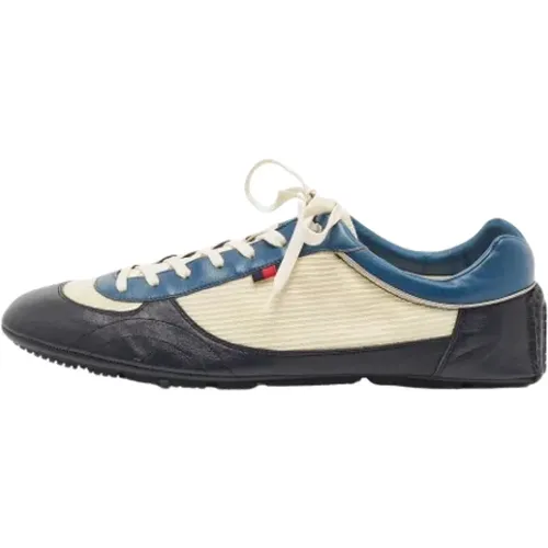 Pre-owned Fabric sneakers , female, Sizes: 11 1/2 UK - Gucci Vintage - Modalova