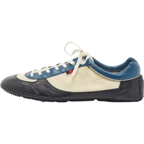 Pre-owned Fabric sneakers , male, Sizes: 11 1/2 UK - Gucci Vintage - Modalova