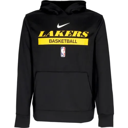 NBA Dri-Fit Spotlight Hoodie Schwarz , Herren, Größe: M - Nike - Modalova