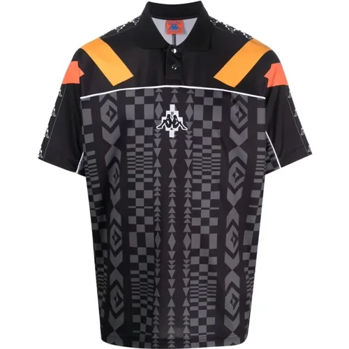 Casual Fußball Polo T-Shirt Schwarz - Marcelo Burlon - Modalova