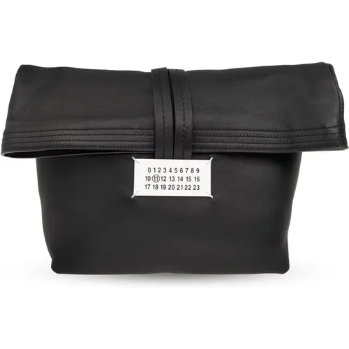 Handbag with logo , female, Sizes: ONE SIZE - Maison Margiela - Modalova